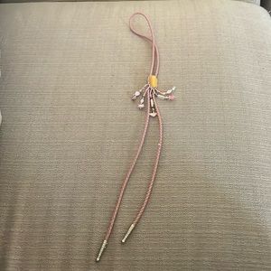 Dona Monica Mother of pearl Earrings and Bolo